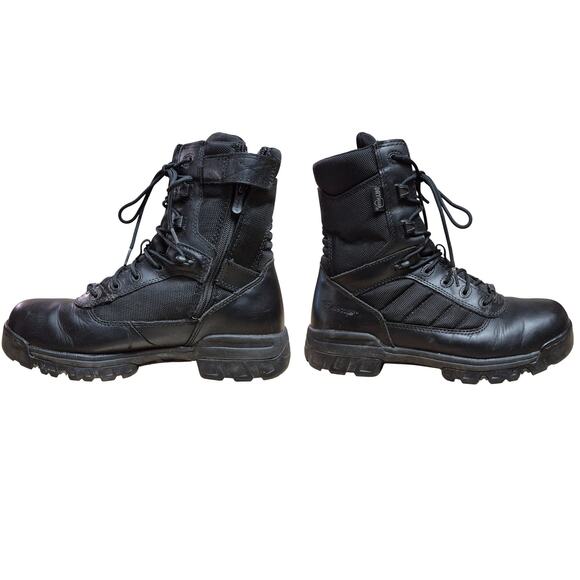 Bates Black Tactical Sport DRY Guard™ Side Zip Lace Up Work Combat MOTO Boots 11 - Picture 6 of 6
